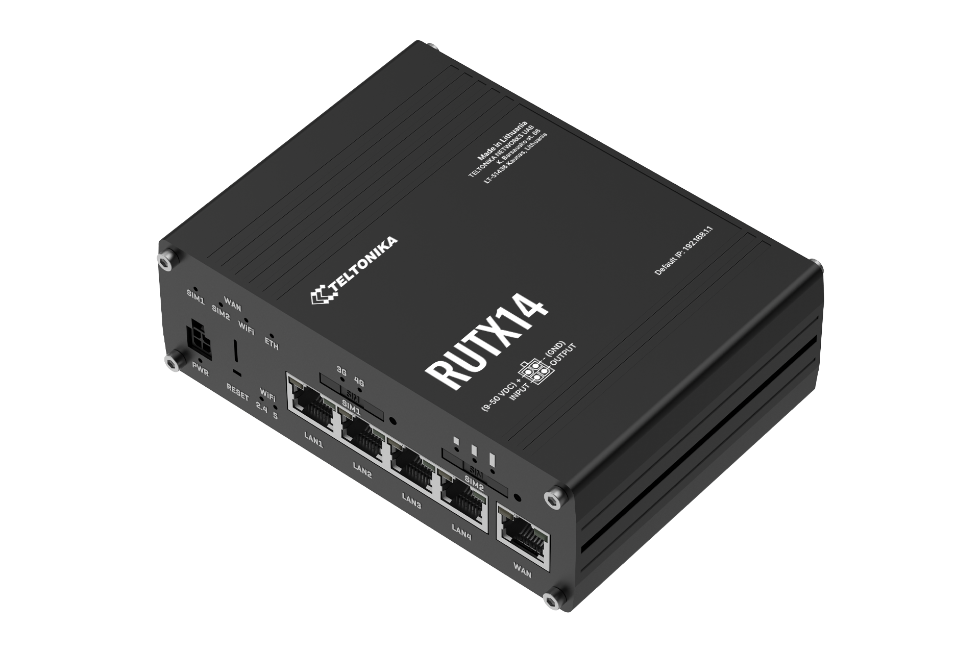 Маршрутизатор Teltonika LTE/Wi-Fi/BT/DualSIM (RUTX14) — зображення 1