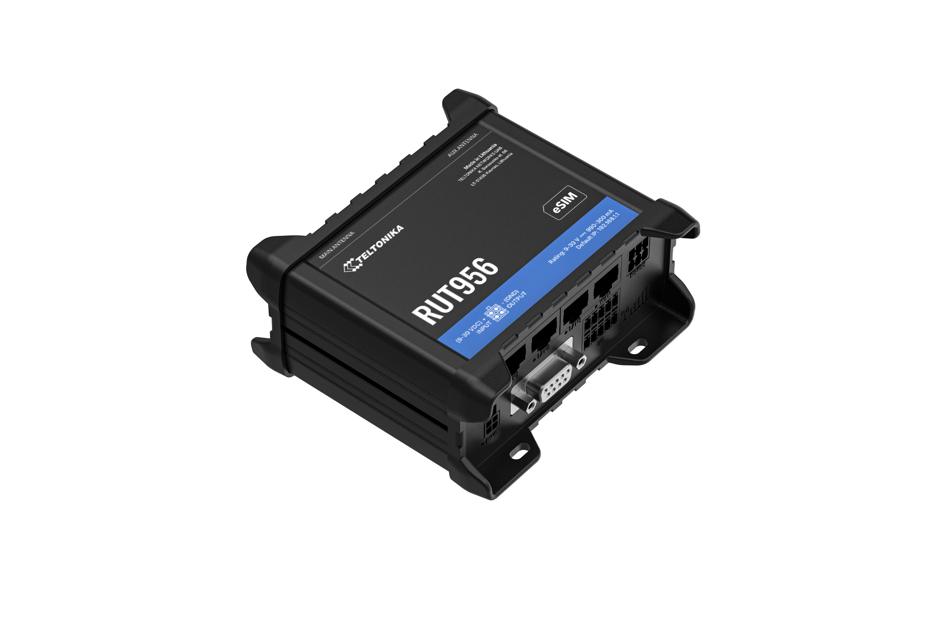 Маршрутизатор Teltonika LTE/Wi-Fi/GPS/DualSIM/RS232/RS485/IO (RUT956) — зображення 3
