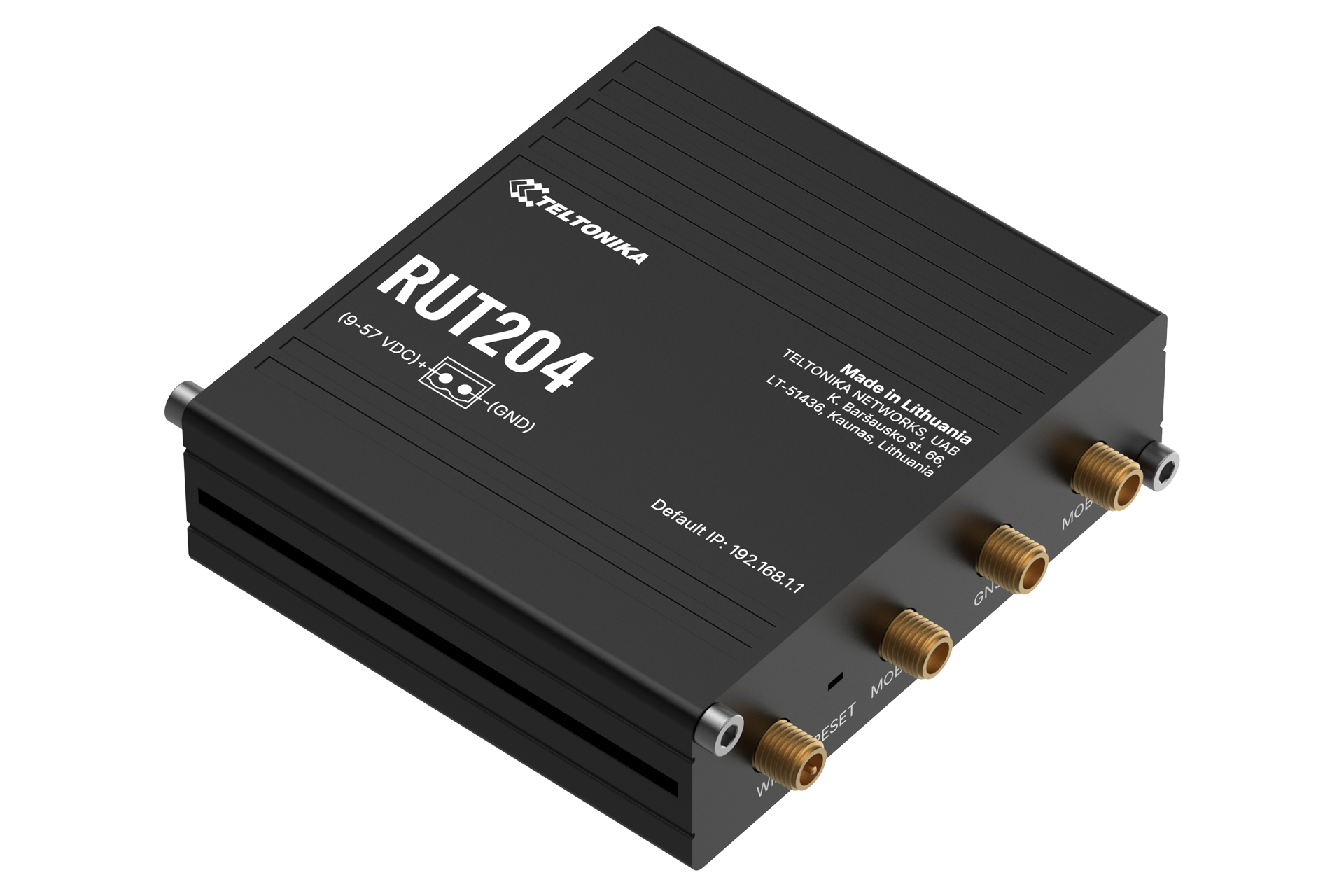 Маршрутизатор Teltonika LTE/Wi-Fi/GPS/RS232/CAN (RUT204) — зображення 3