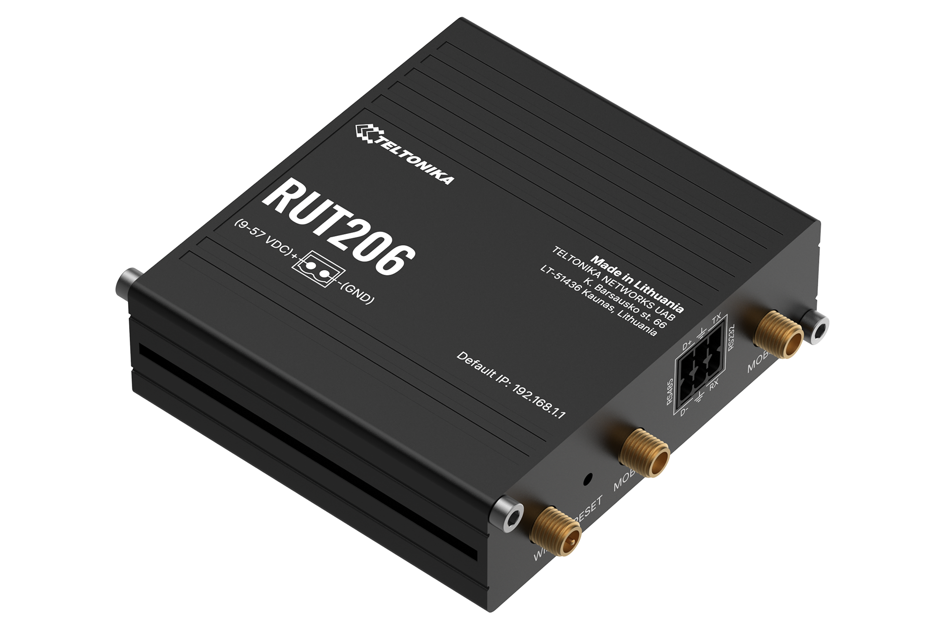 Маршрутизатор Teltonika LTE/Wi-Fi/RS232/RS485 (RUT206) — зображення 2