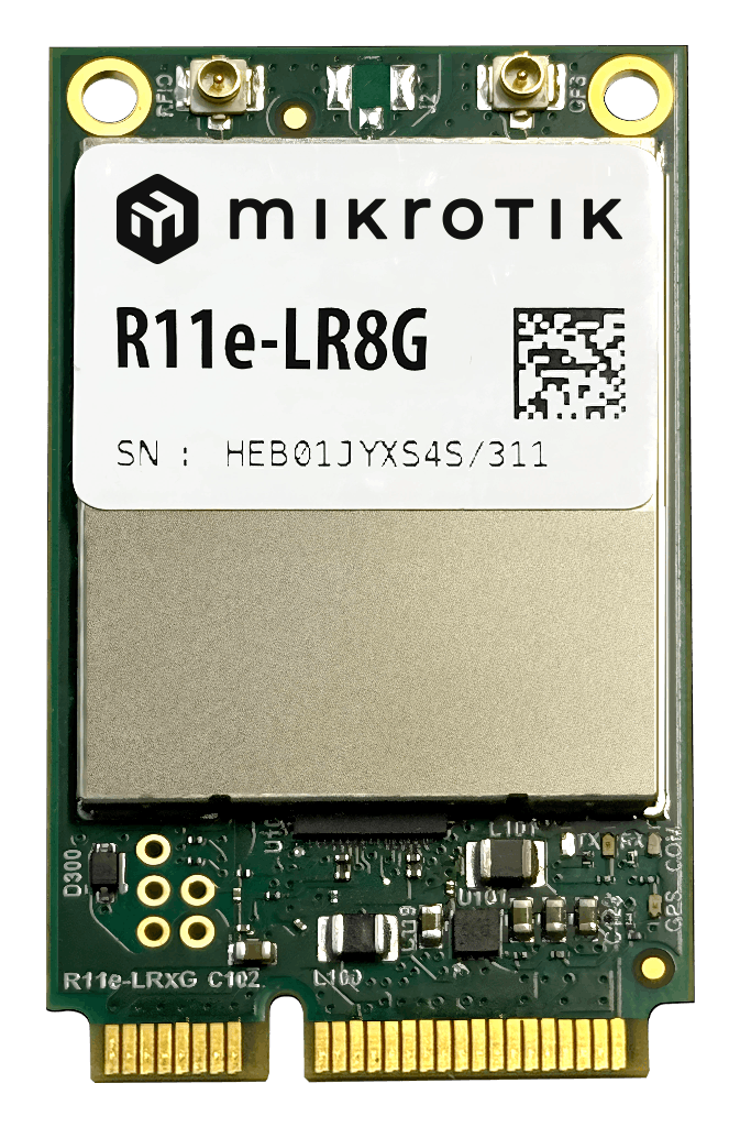 Мережевий адаптер Mikrotik LoRa miniPCI-e card for 863-870 MHz LoRaWAN (R11e-LR8)