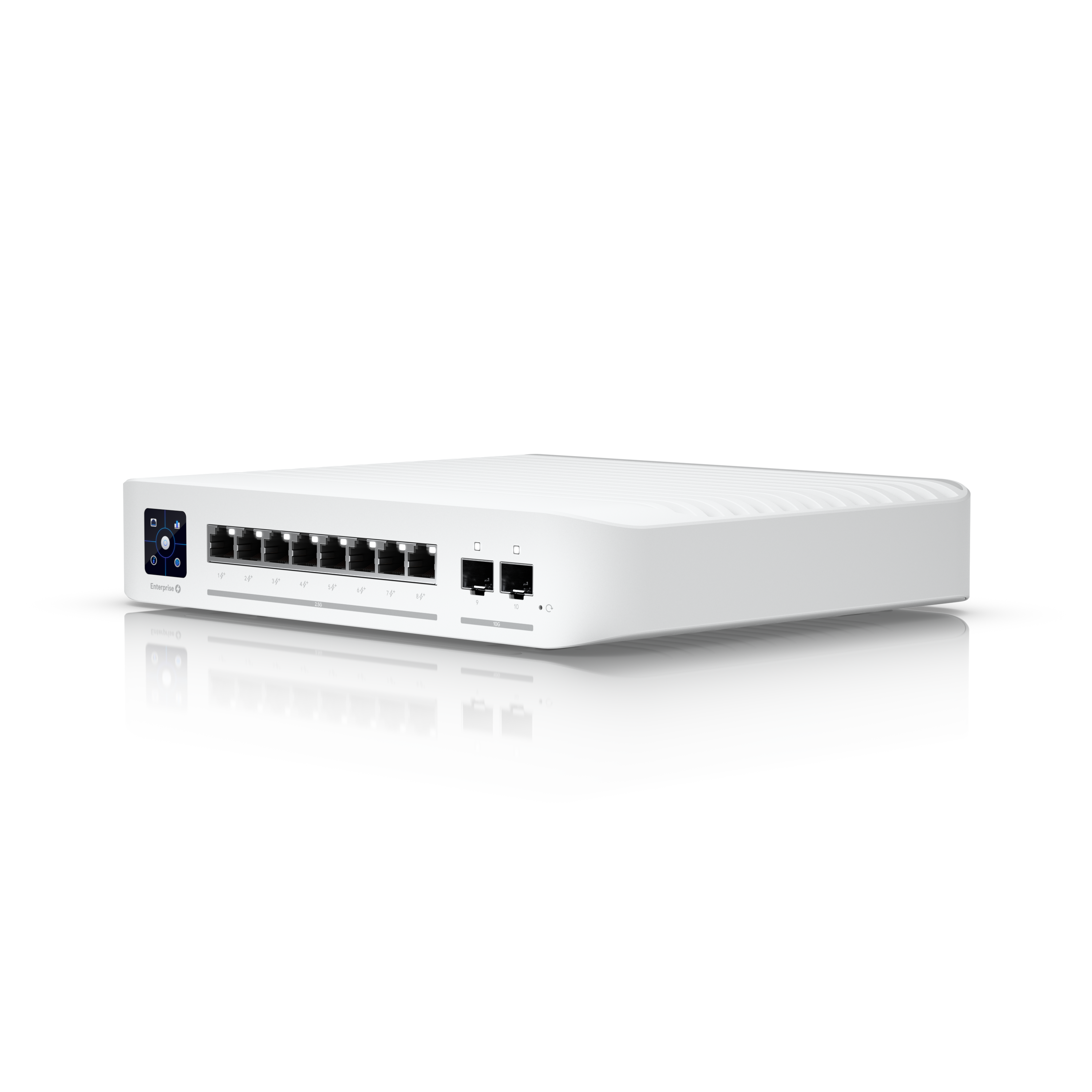 Мережевий комутатор UBIQUITI Ethernet 8PORT 2.5GBE POE (USW-ENTERPRISE-8-POE) — зображення 1