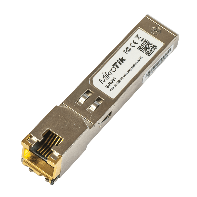 Модуль Mikrotik RJ45 SFP 10/100/1000M copper module (S-RJ01)