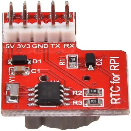 Модуль RTC для Raspberry Pi на базі DS1307 Serial Port (без батареї) — зображення 2