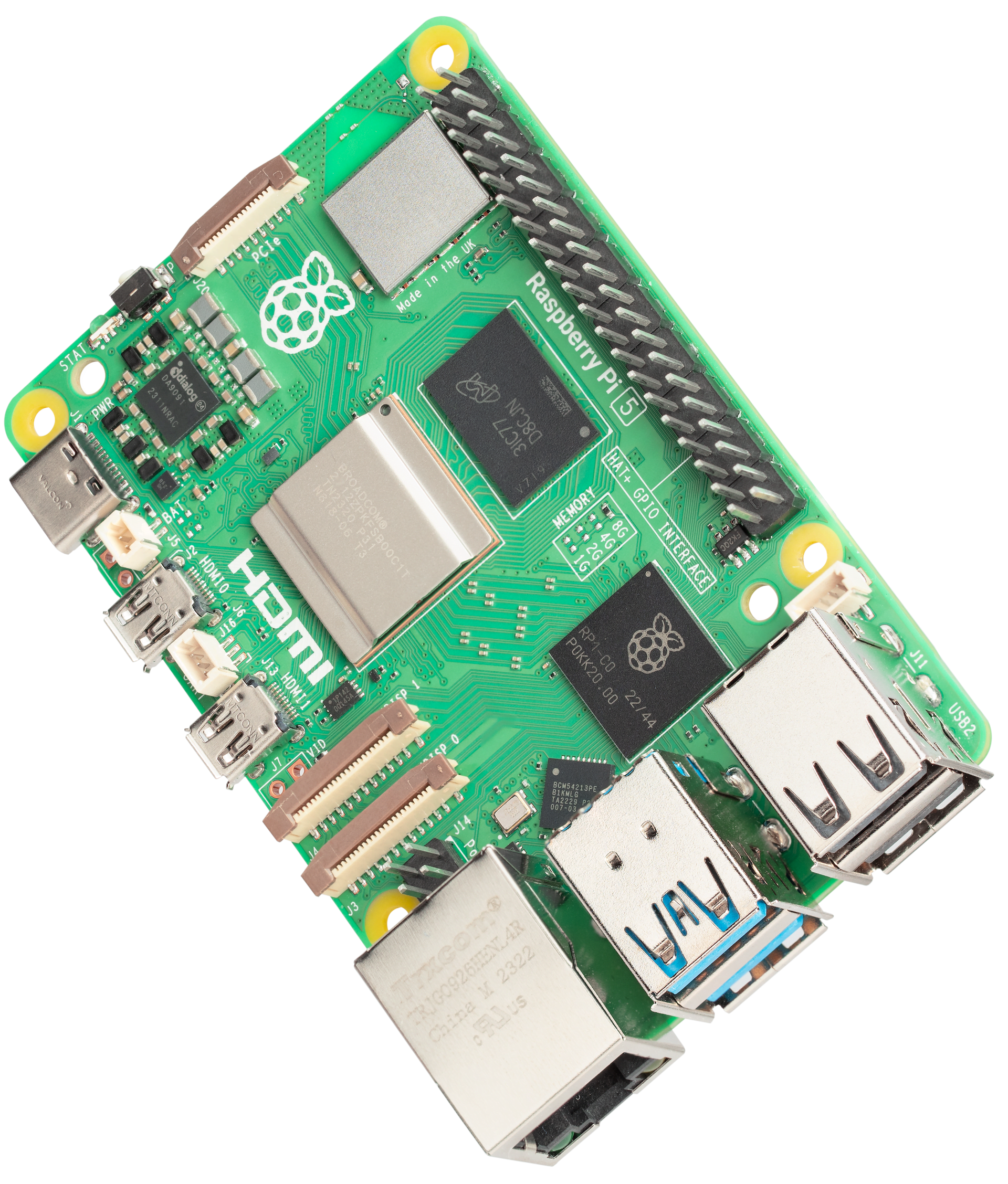 Одноплатний комп'ютер Raspberry Pi 5, 2GB — зображення 3