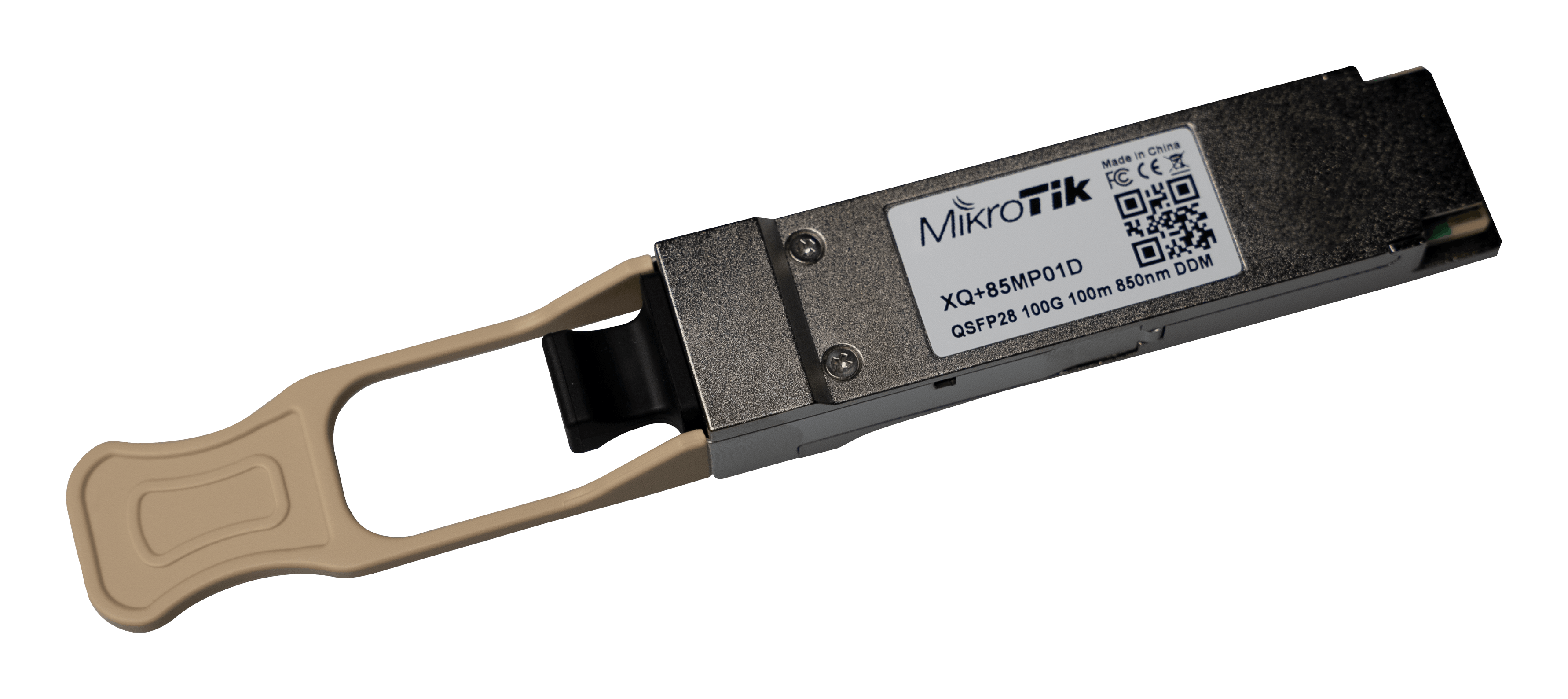 Оптичний модуль MikroTik QSFP28 module 40/100G MM 100m 850nm MTP/MPO (XQ+85MP01D)