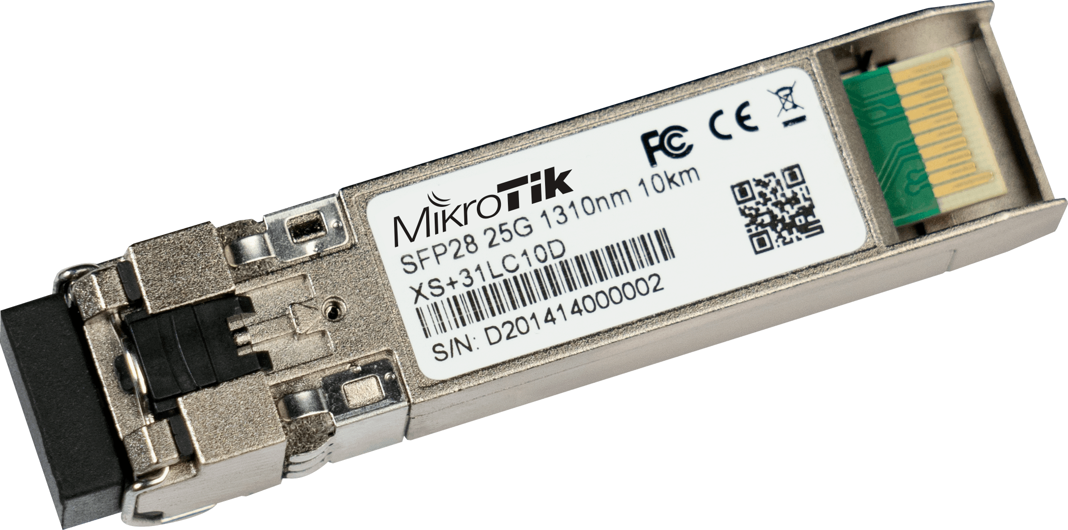 Оптичний модуль Mikrotik SFP/SFP+/SFP28 1/10/25G SM 10km 1310nm (XS+31LC10D)