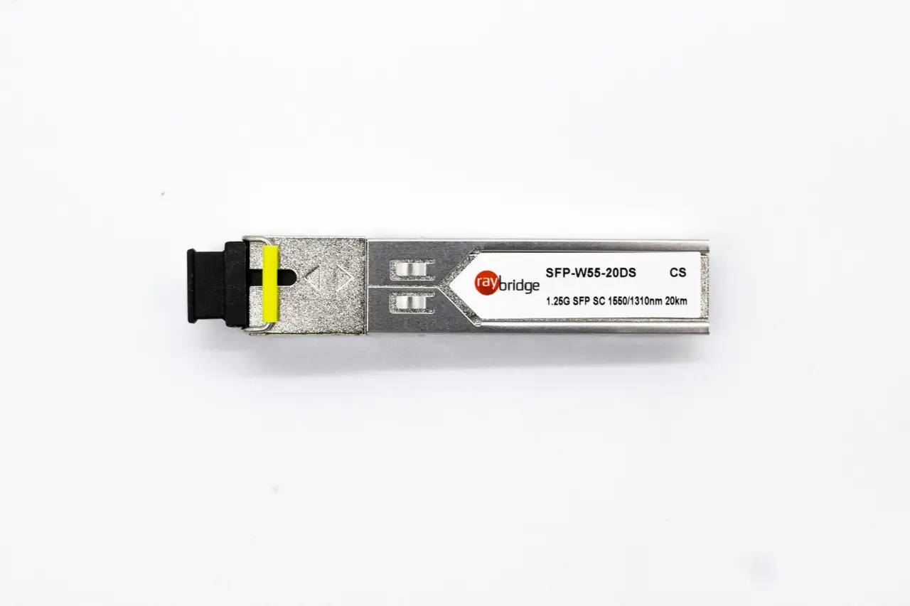 Оптичний модуль RayBridge SFP 1.25G BIDI 20KM TX1550/RX1310 SC (SFP-W55-20DS)