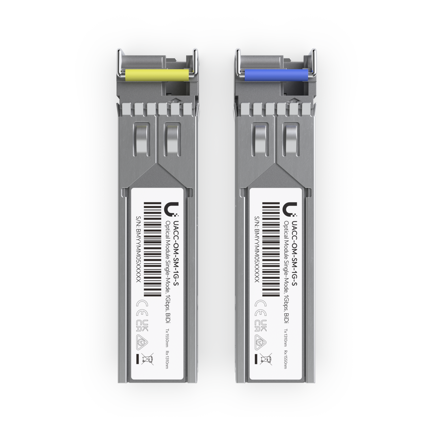 Оптичний модуль Ubiquiti UACC-OM-SM-1G-S-2 (UF-SM-1G-S) - U Fiber, Single-Mode Module, 1G, BiDi, 2-Pack — зображення 2