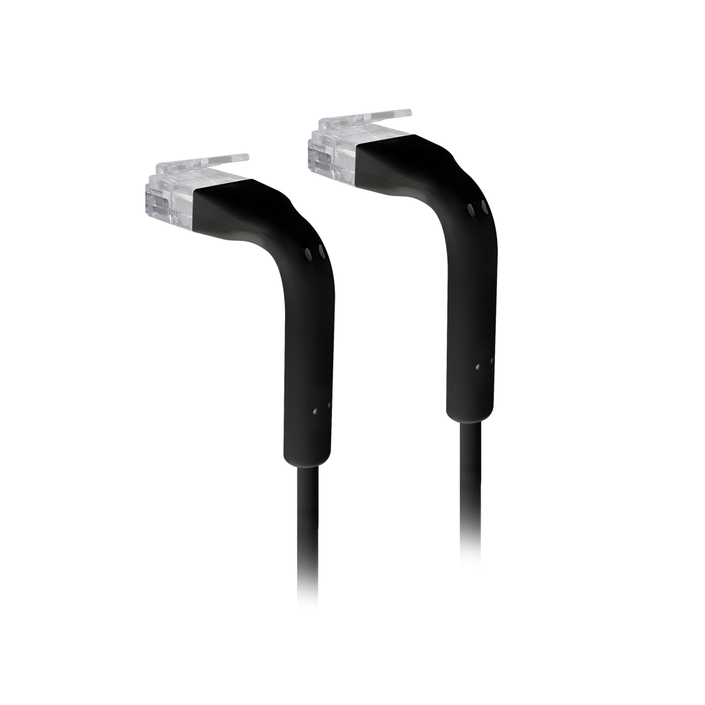 Патч-корд Ubiquiti UniFi 1M, Cat6, Чорний (U-Cable-Patch-1M-RJ45-BK)
