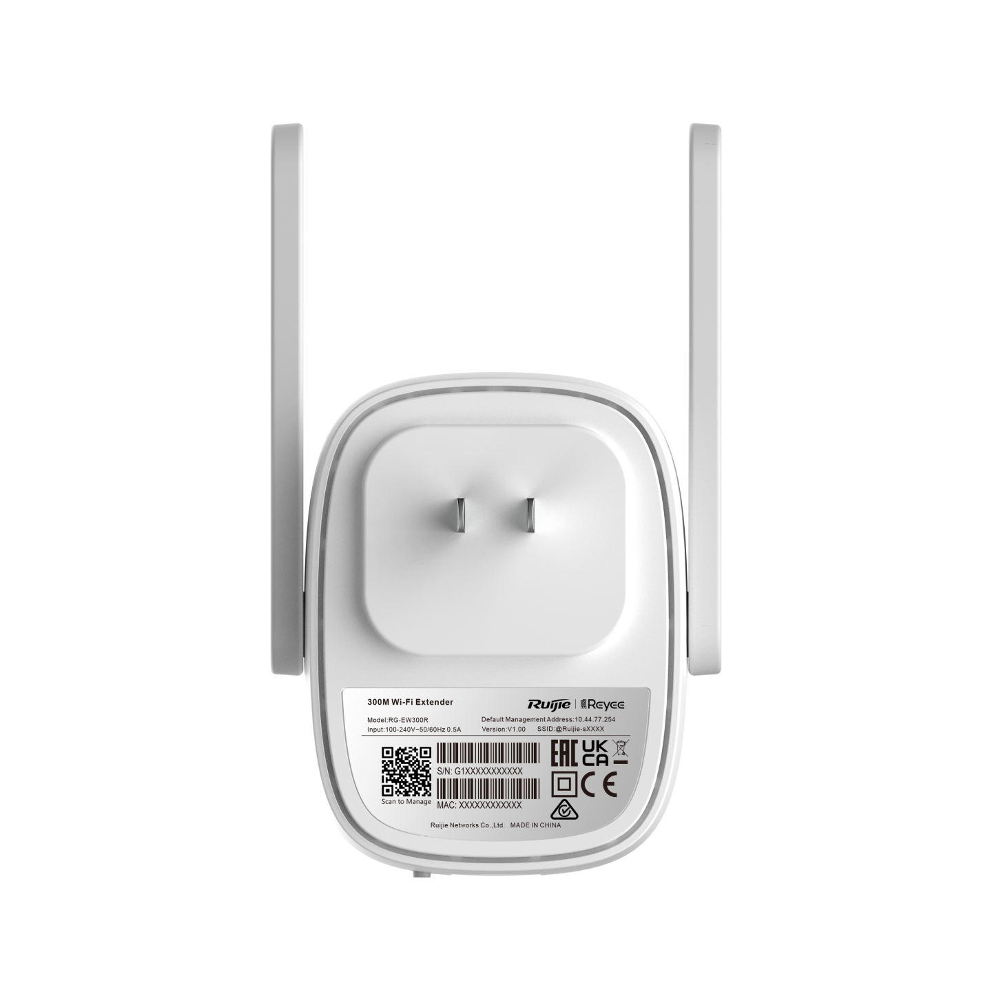 Підсилювач Wi-Fi Ruijie RG-EW300R — зображення 3
