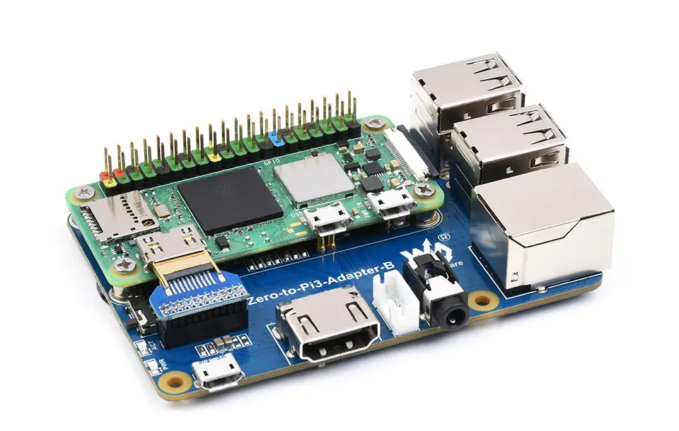Плата-адаптер Zero 2 в Raspberry Pi 3B (WAV-22383) — зображення 1