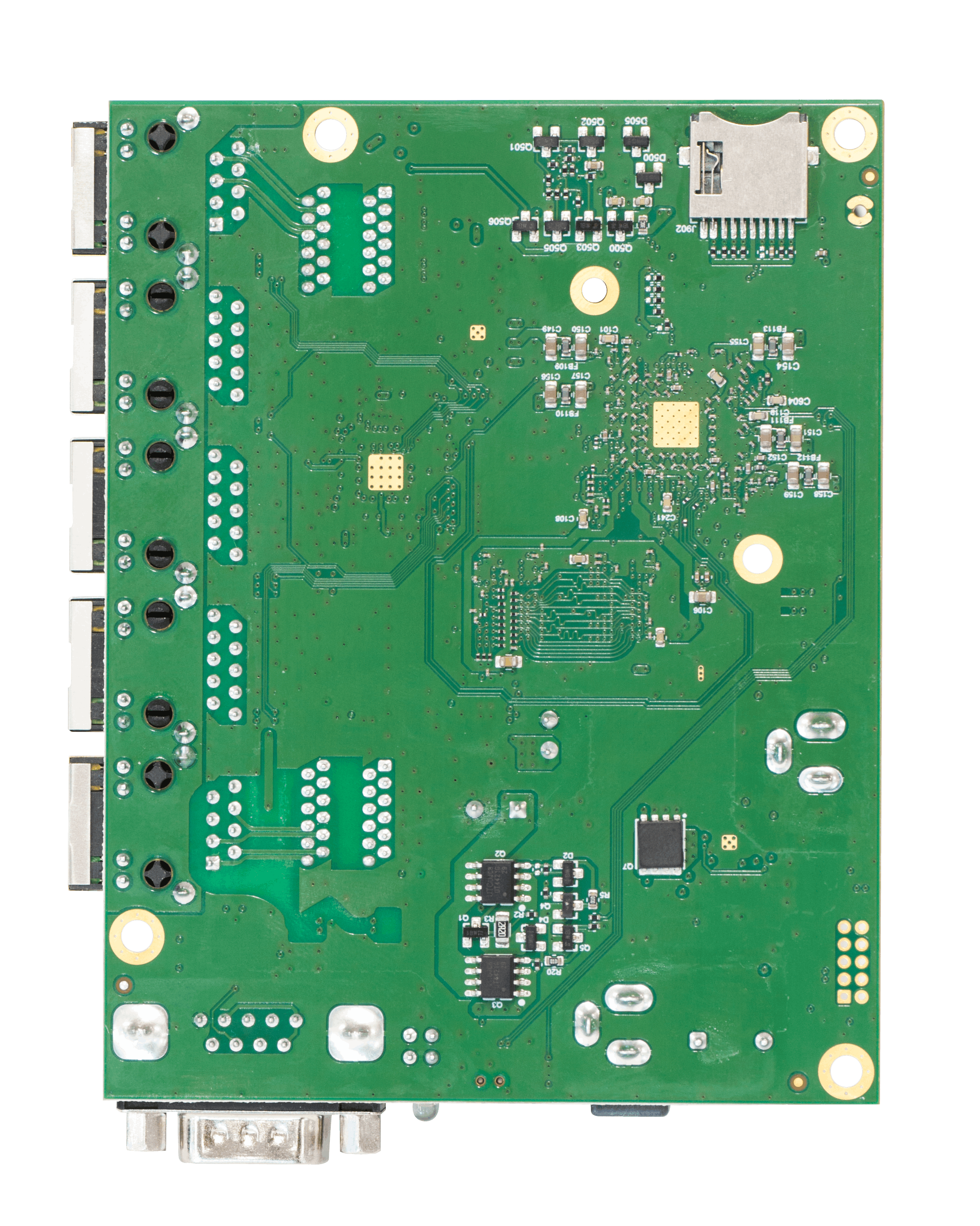 Плата MikroTik RouterBOARD 450Gx4 with four core 716MHz Atheros CPU (RB450Gx4)