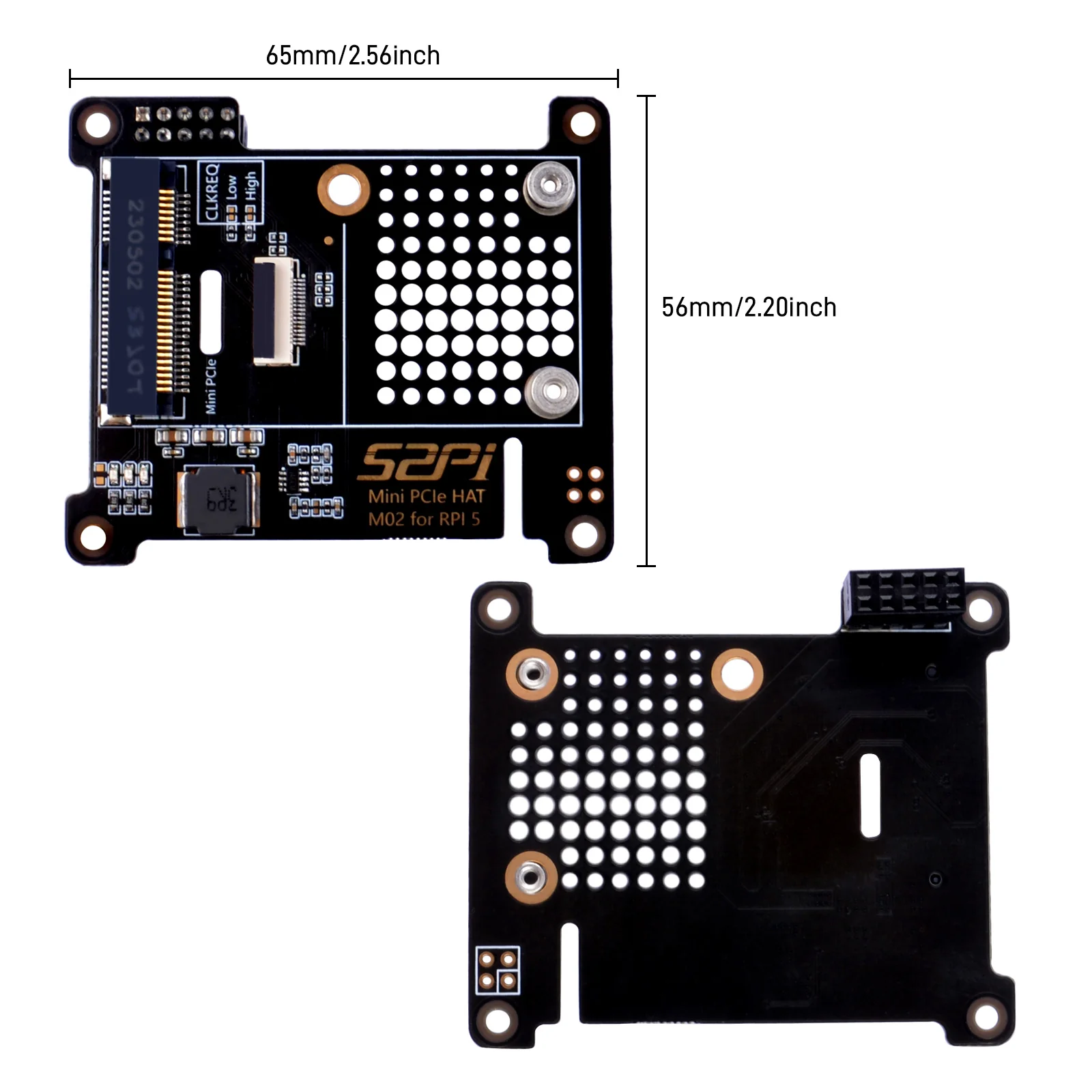 Плата розширення для Raspberry Pi 5  Mini PCIe HAT (EP-0217) — зображення 3