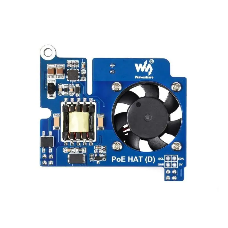 Плата розширення PoE HAT (D) для Raspberry Pi 4 (WAV-19532) — зображення 3