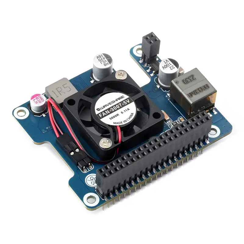 Плата розширення PoE HAT для Raspberry Pi 5 (WAV-26399)