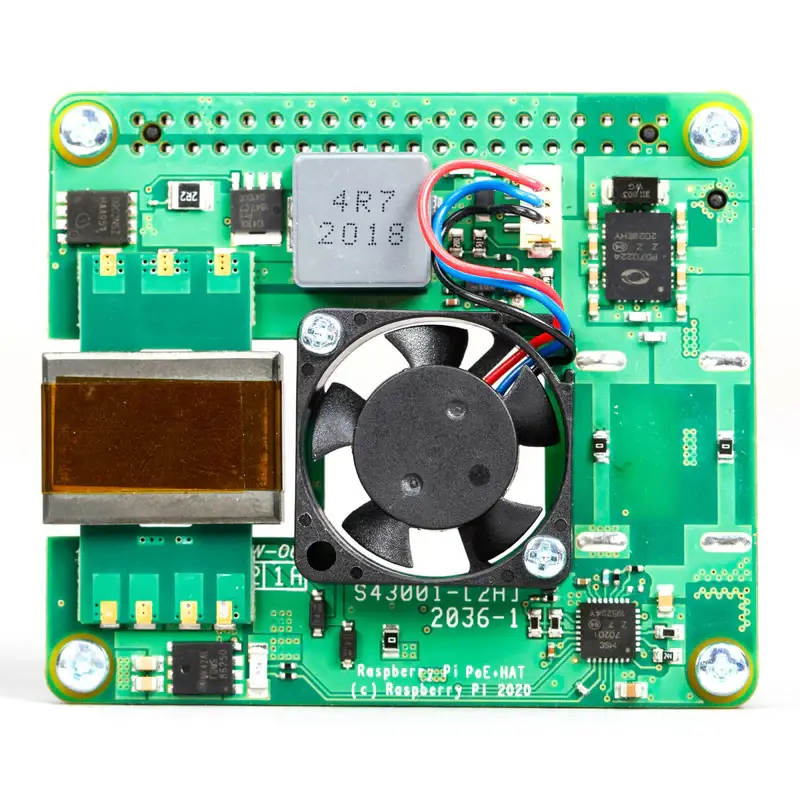 Плата розширення Raspberry Pi PoE+ HAT (SC1022)