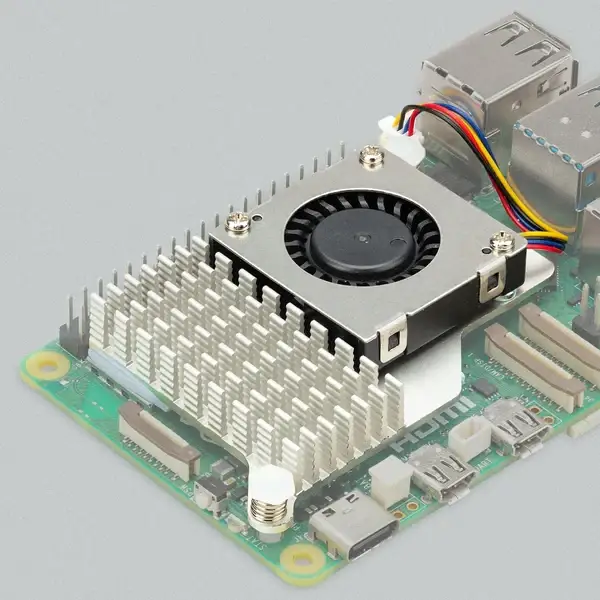 Радіатор з вентилятором для Raspberry Pi 5
