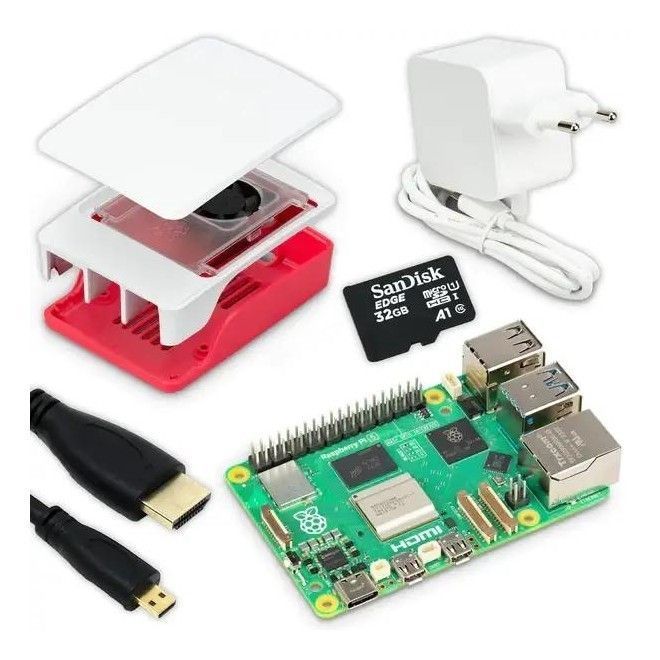 Стартовий комплект Raspberry Pi 5 - 16 ГБ / EU