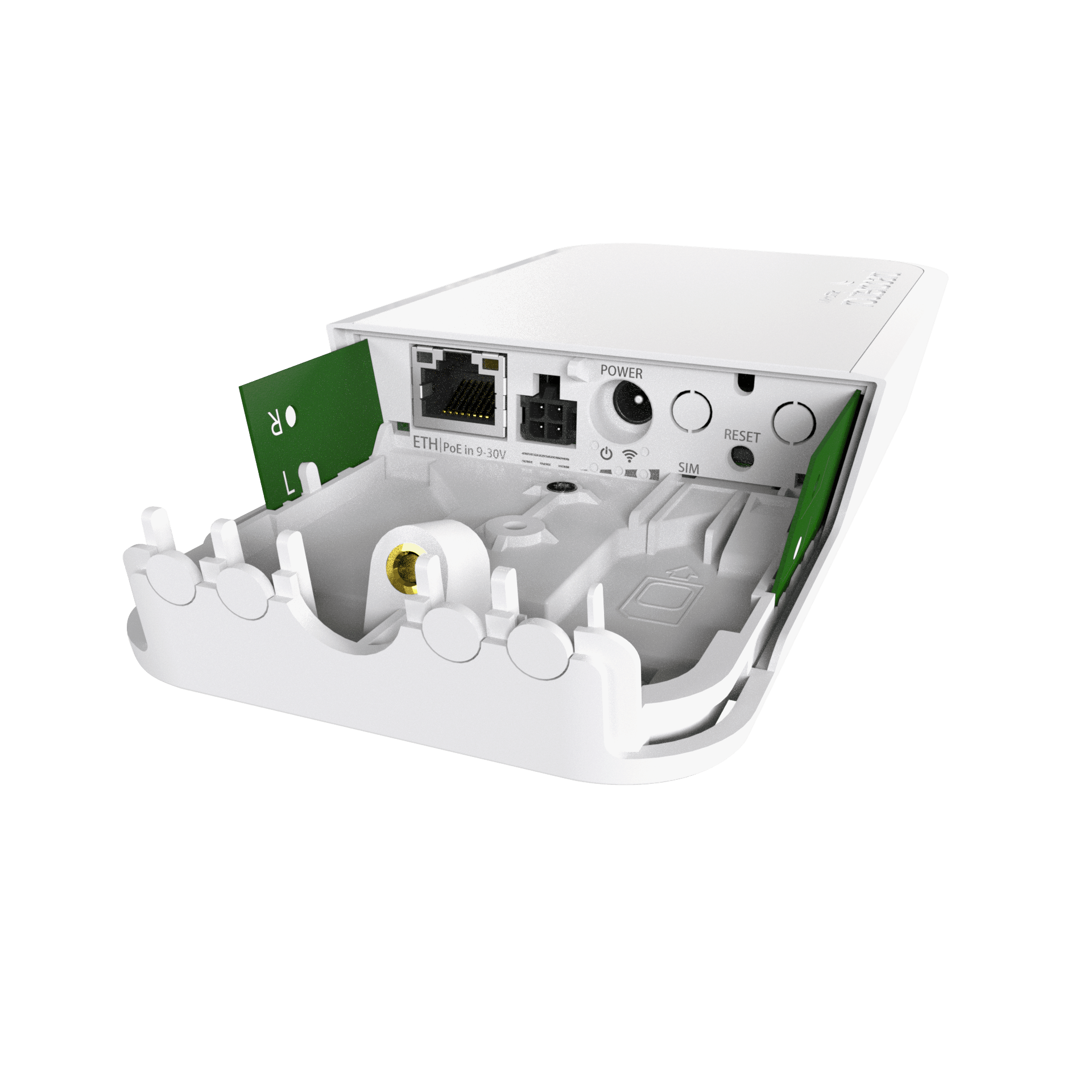Точка доступу Mikrotik wAP R with 650MHz CPU, 64MB RAM, 1xLAN, built-in 2.4Ghz 802.11b/g/n (RBwAPR-2nD) — зображення 2