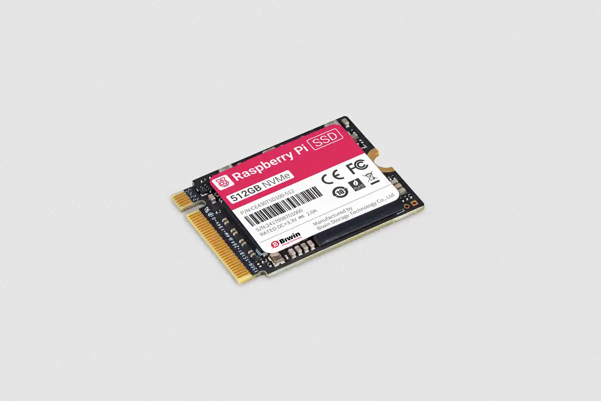 Твердотільний накопичувач Raspberry Pi SSD 512 GB